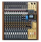 TASCAM Model 16 16-Channel Live And Recording 16 x 14 USB Mixer Front View